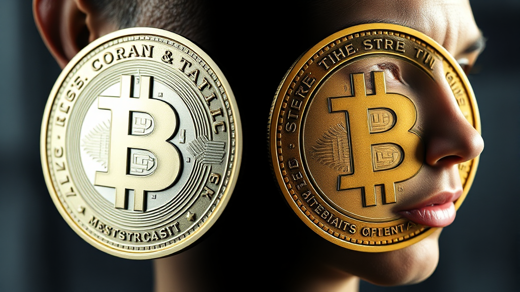 CBDC와 비교 분석 (realistic 스타일)