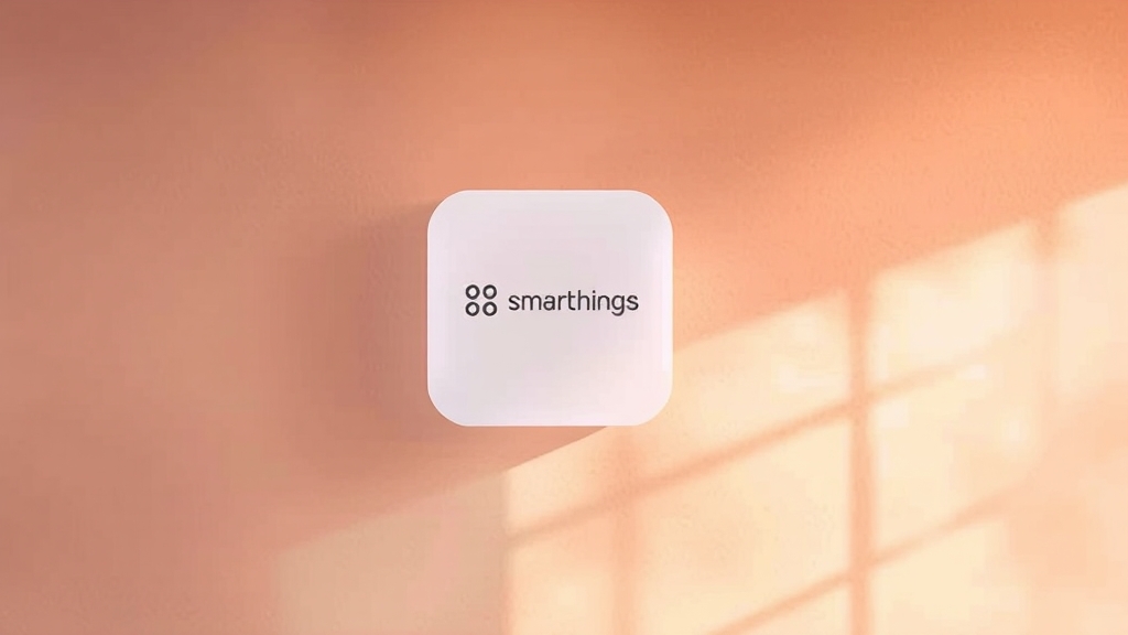 스마트싱스 허브 기능 및 활용 (watercolor 스타일)