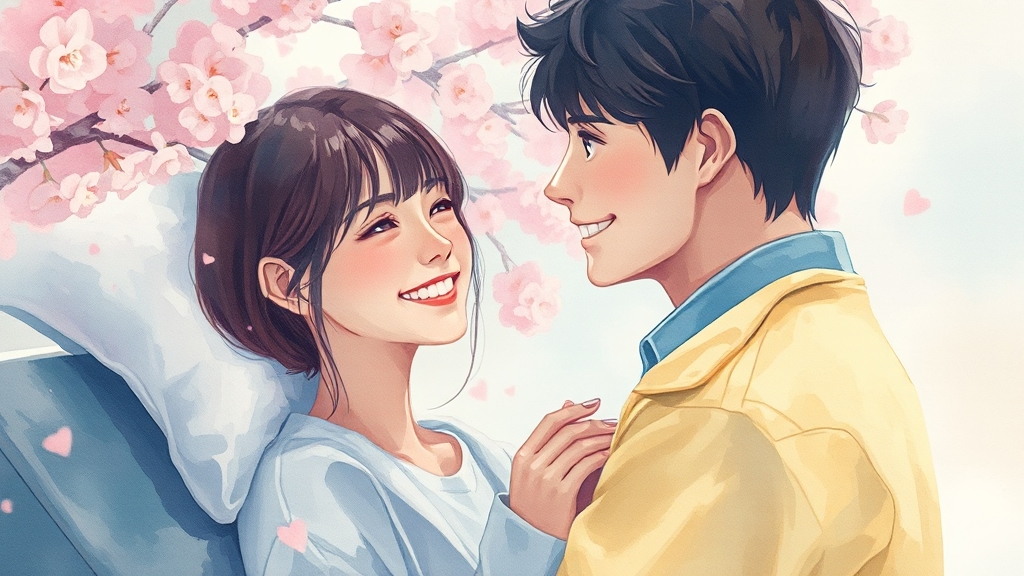 뻐꾸기 커플, 어떤 내용? (watercolor 스타일)