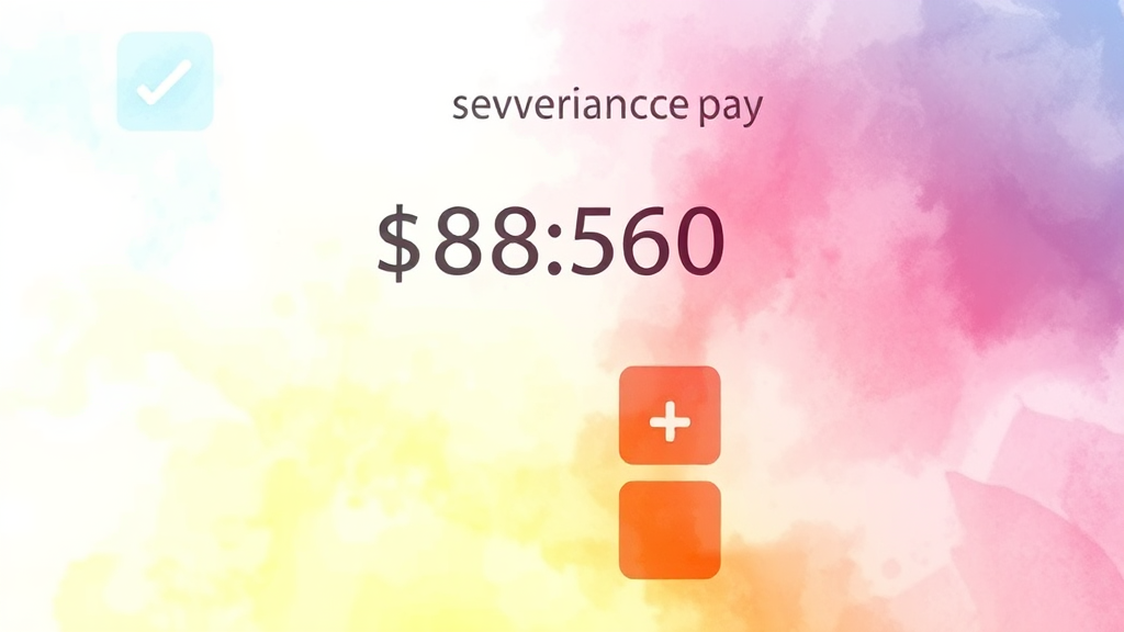 퇴직금 계산기 활용법 (watercolor 스타일)