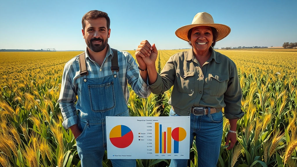 공익직불금, 농민수당과 뭐가 다를까요? (realistic 스타일)