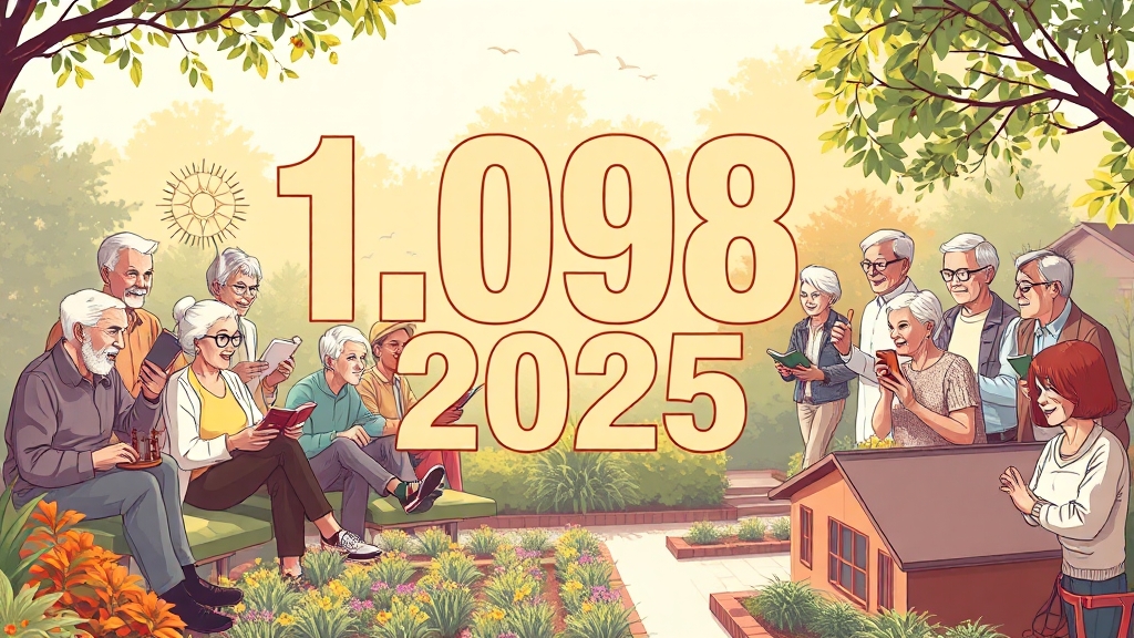 2025년 노인 일자리 사업 변화 (illustration 스타일)