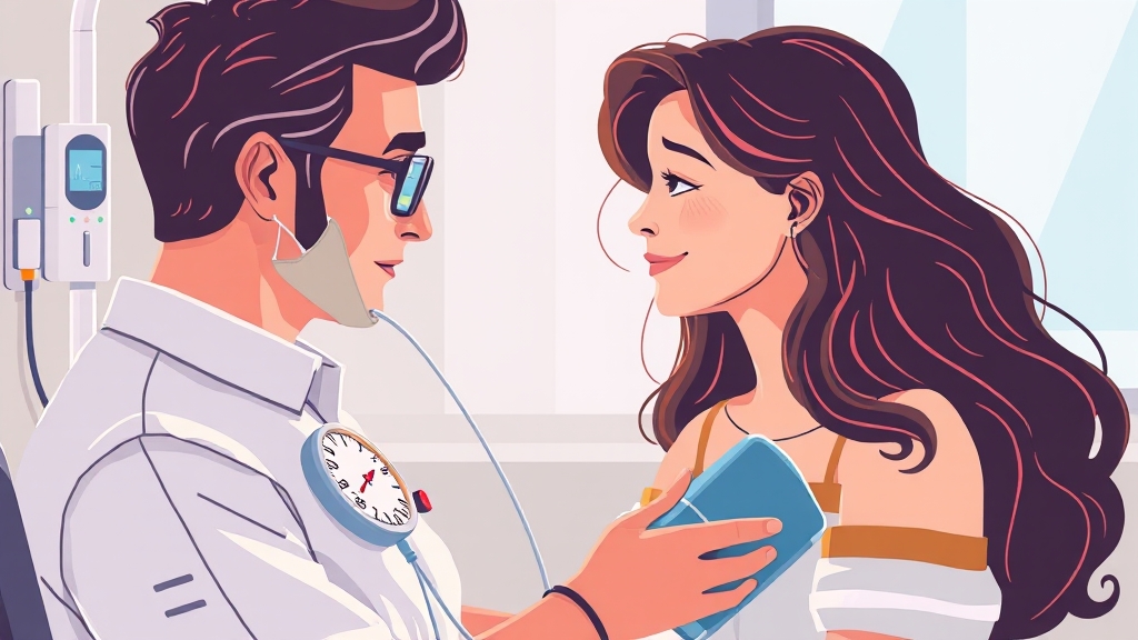 투석 전후 관리: 자가 관리 중요 (illustration 스타일)