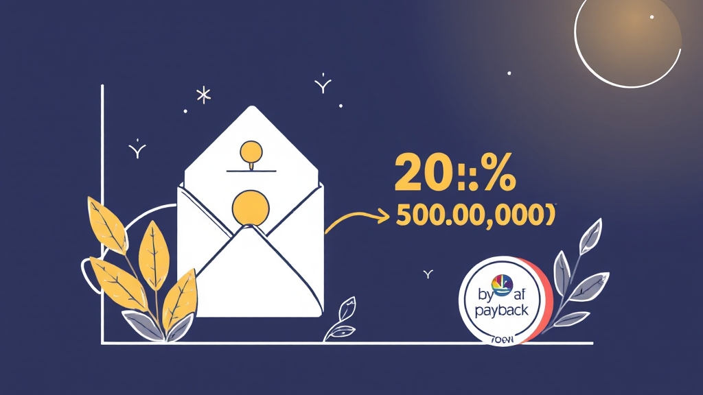 환급금 계산, 얼마나 받을 수 있을까? (illustration 스타일)