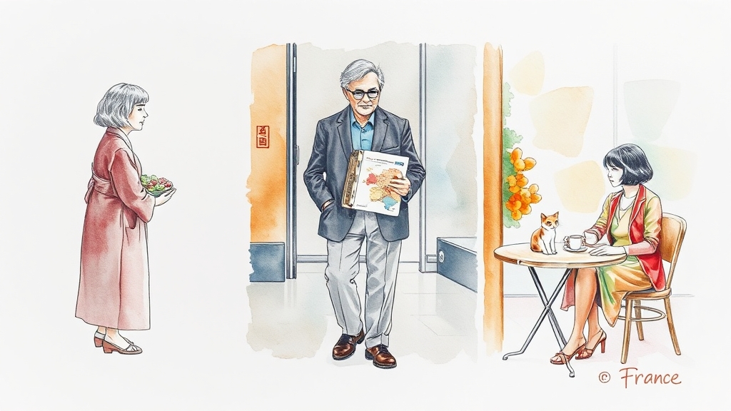 해외 사례에서 얻는 교훈 (watercolor 스타일)