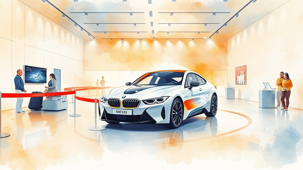 BMW & MINI 시승 안내 (watercolor 스타일)