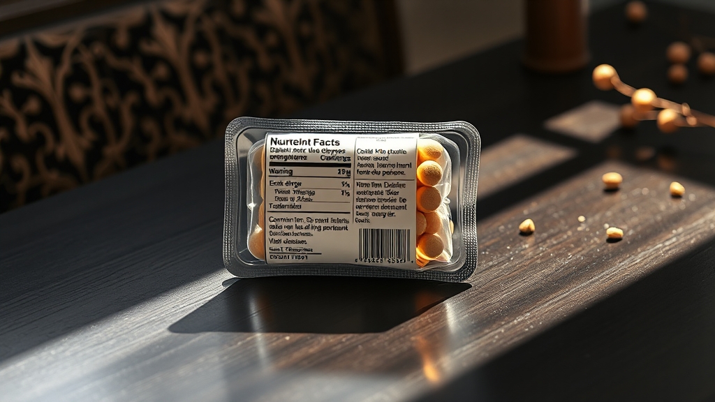 섭취 시 주의사항 (realistic 스타일)