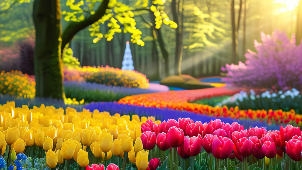 축제의 매력: 즐거움과 스트레스 해소의 장 (realistic 스타일)