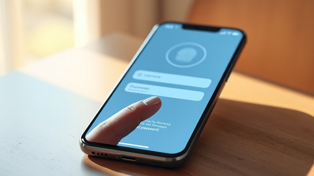 모바일 다음 메일 로그인 가이드 (realistic 스타일)