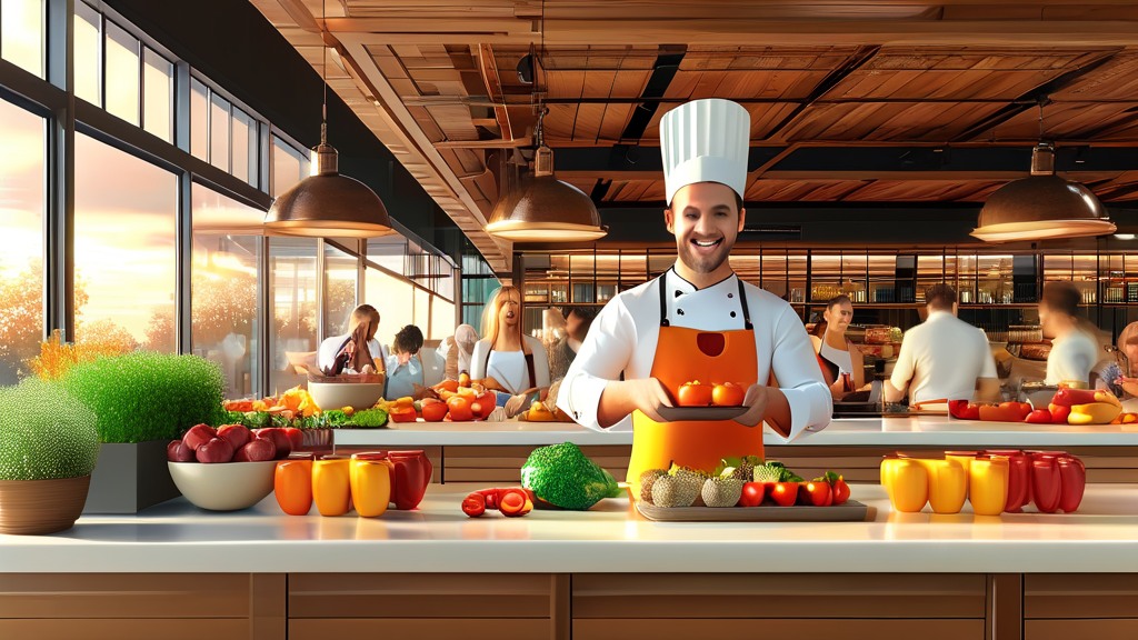요리 실력 향상! 맛있는 취미 강좌 탐방 (realistic 스타일)