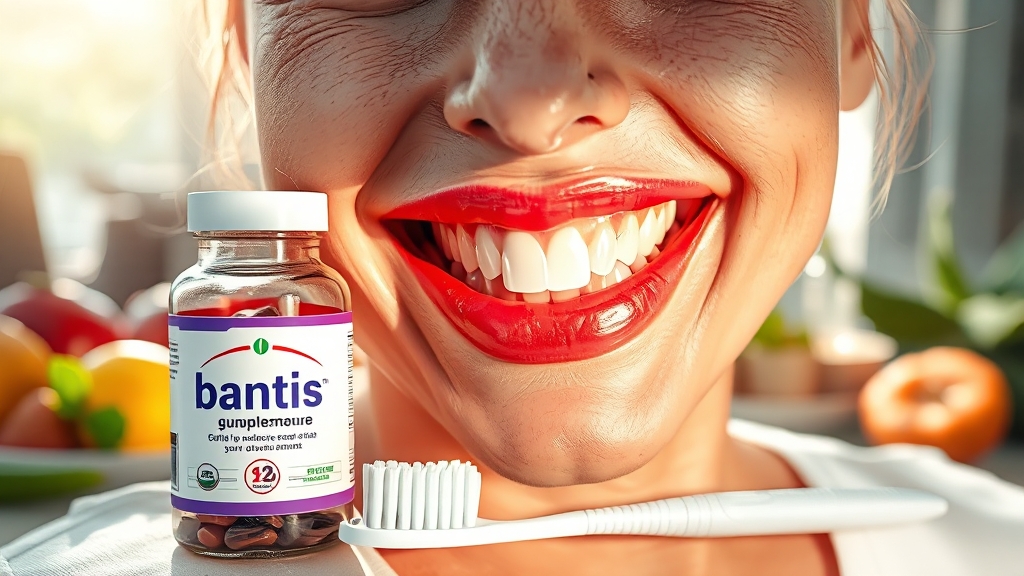 잇몸 퇴축 예방 및 치료 전략 (realistic 스타일)