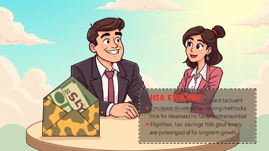 금융소득종합과세 절세 팁 (cartoon 스타일)