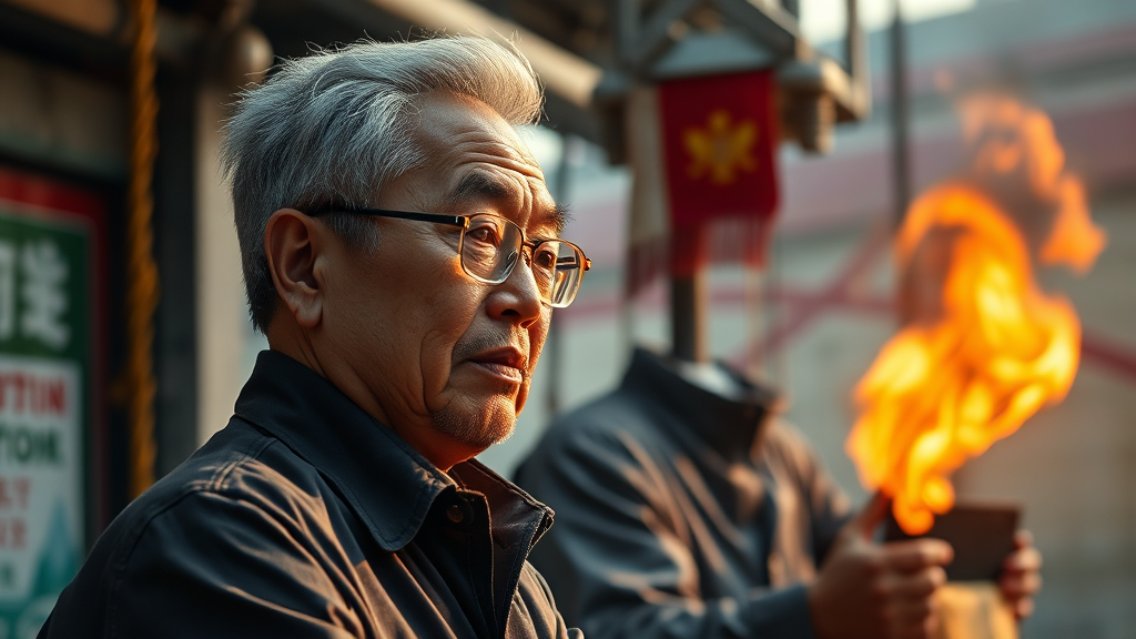 정부의 대응과 시장 안정 노력 (realistic 스타일)