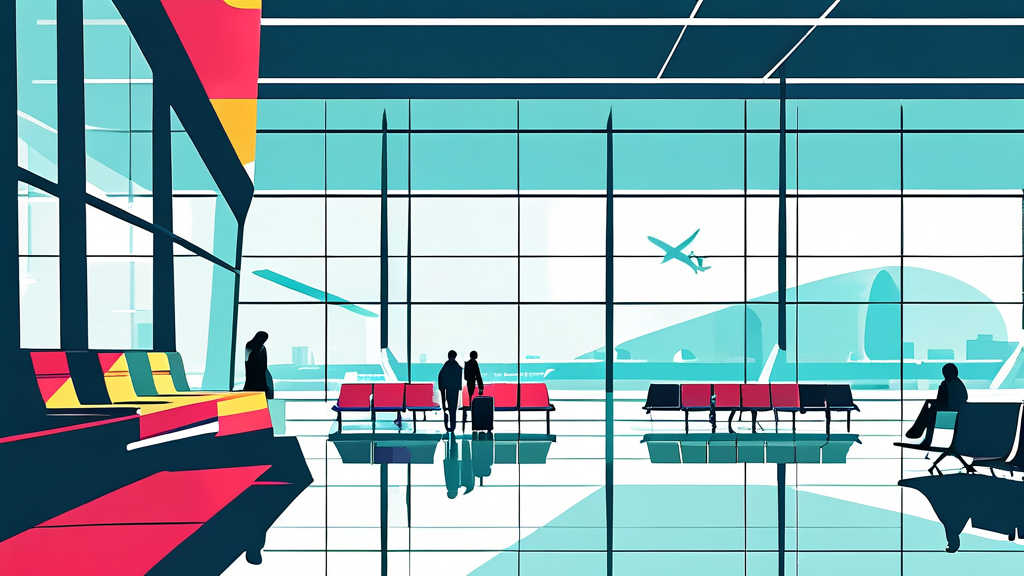 라운지 이용권 예약 및 환불 규정 (illustration 스타일)