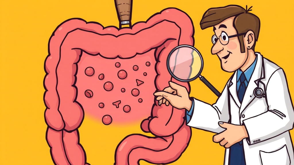 대장내시경, 왜 중요할까? (cartoon 스타일)
