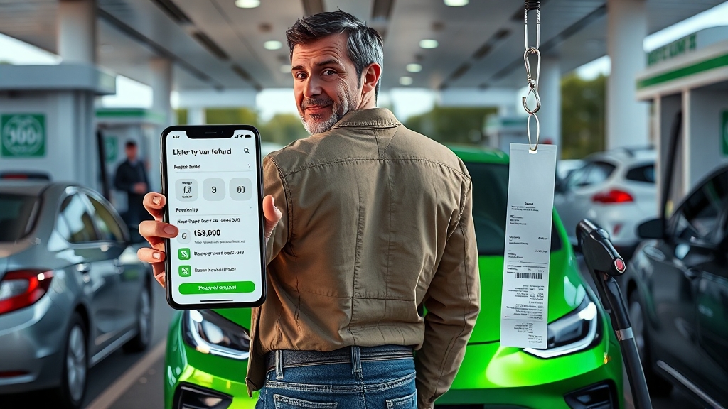 환급 신청 방법 (realistic 스타일)