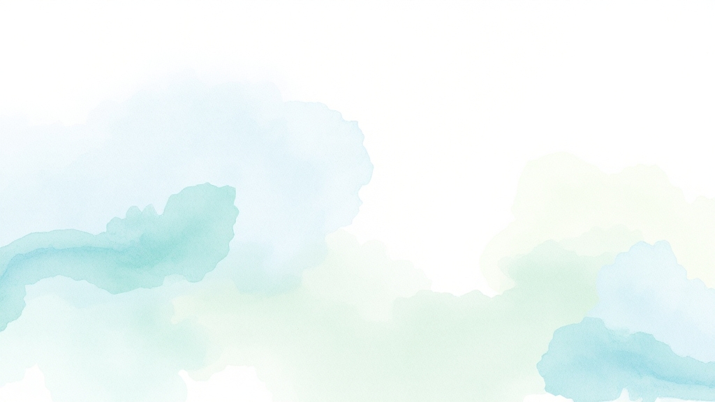 채무 조정 및 지원 (watercolor 스타일)