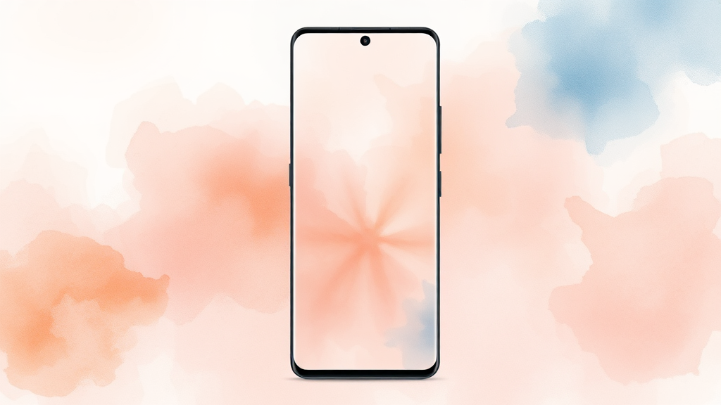 프라이버시 디스플레이: 사생활 보호를 위한 혁신적인 기술 (watercolor 스타일)