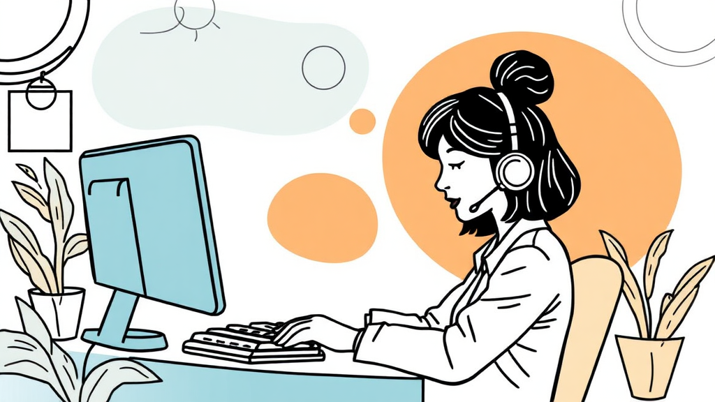 비씨카드 고객센터 운영 시간 및 주의사항 (illustration 스타일)