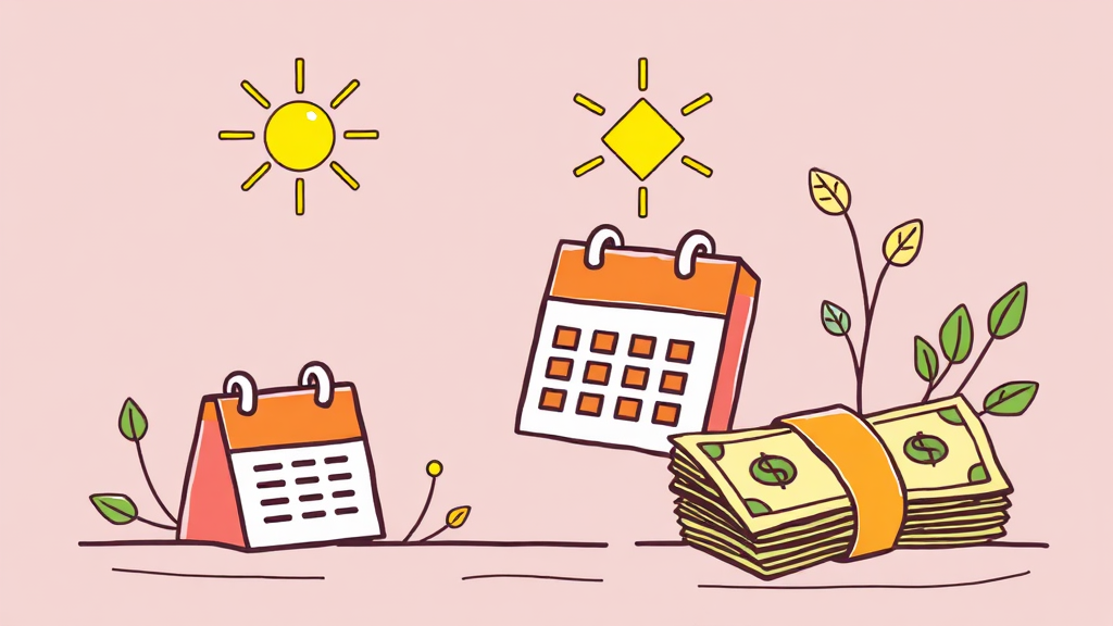 놓치면 후회! 근로장려금 신청부터 지급까지 (illustration 스타일)