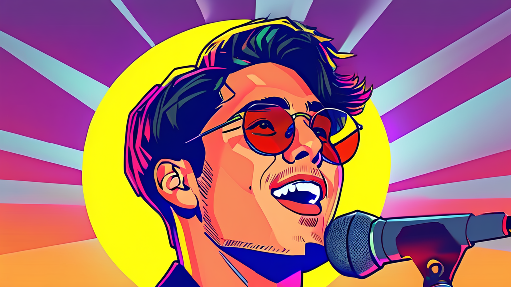 활동명 ‘쿨톤(KNG)’ 관련 에피소드 (cartoon 스타일)