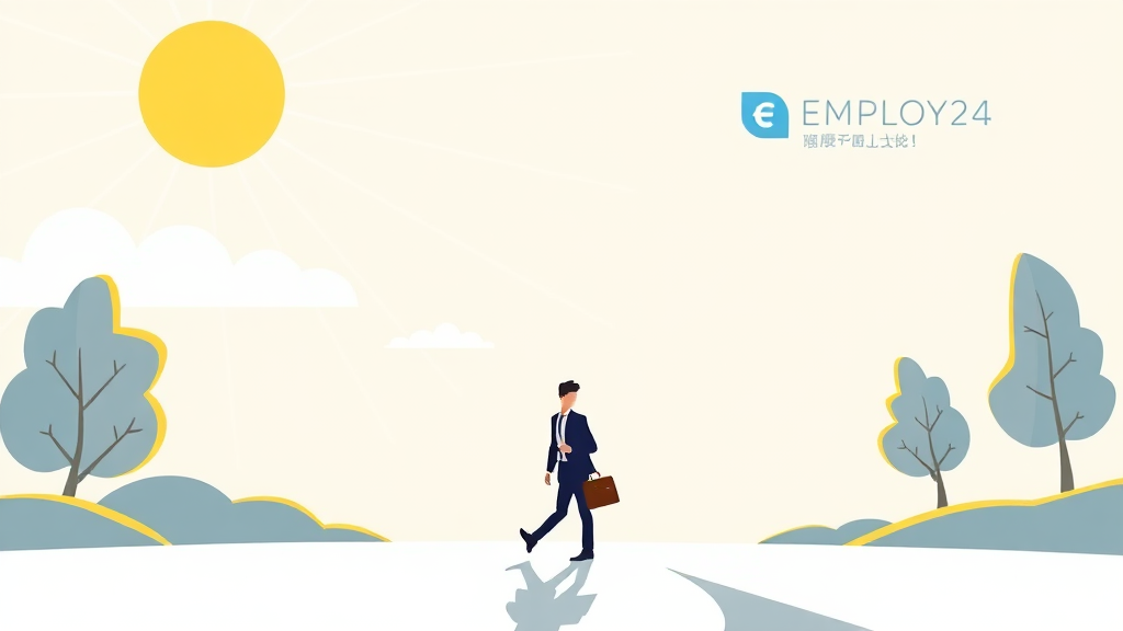 고용24 구직등록: 첫 단추 (illustration 스타일)