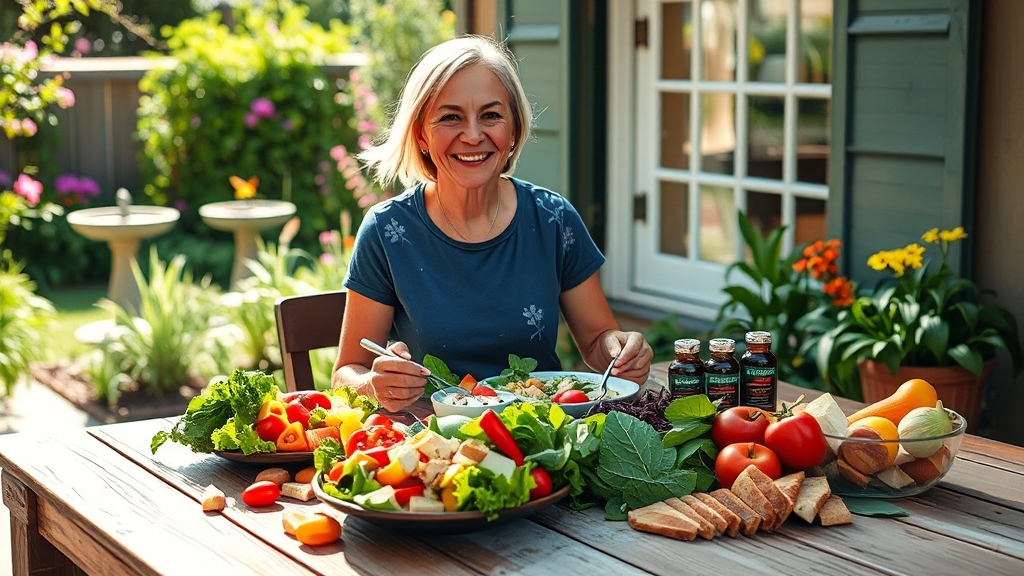 항암 치료 중 식단 관리 (realistic 스타일)