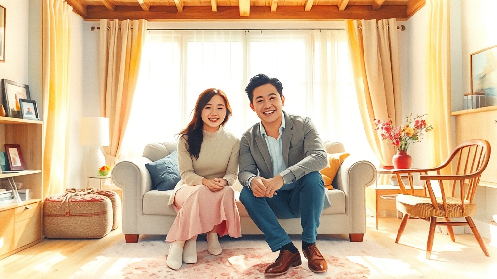 결혼 후 이태곤의 든든한 지원 (watercolor 스타일)