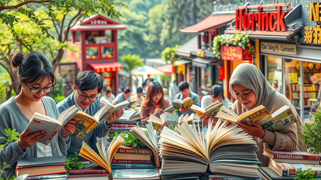 독서포인트제, 뭘까? (realistic 스타일)