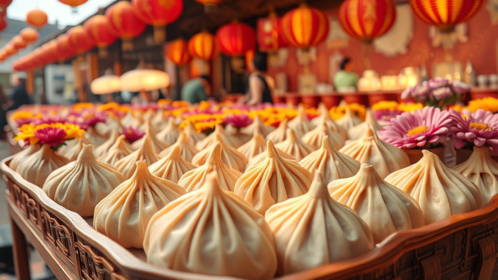 만두축제 200% 즐기기 꿀팁! (realistic 스타일)