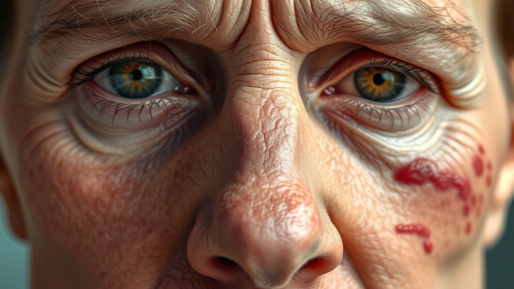 비립종이란? 원인과 특징 (realistic 스타일)