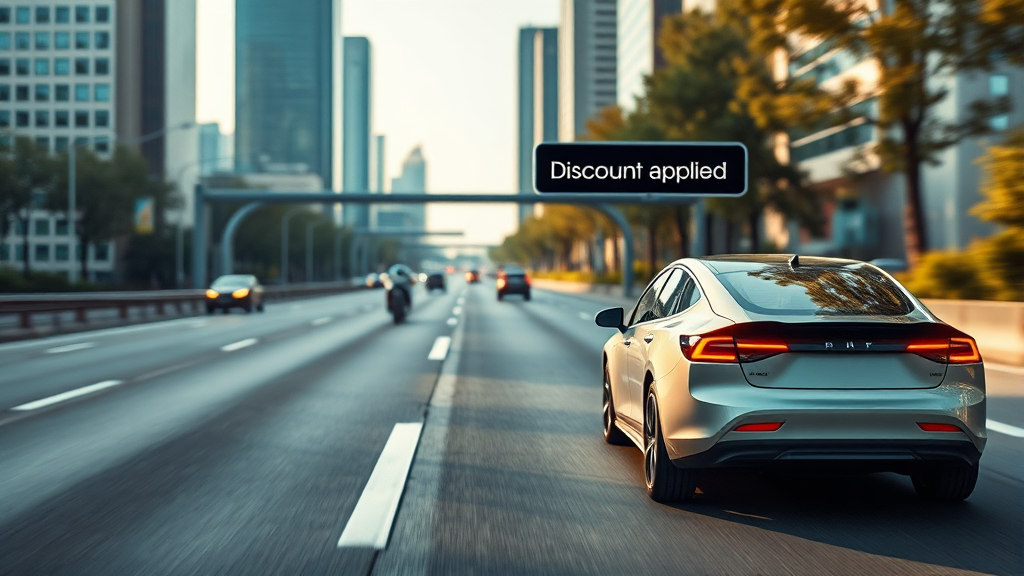 전기차 하이패스 할인 등록 절차 (realistic 스타일)