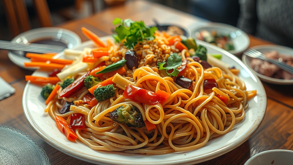 맛있는 잡채, 이제 집에서! (realistic 스타일)