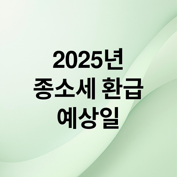 2025년
종소세 환급
예상일 (2025 종합소득세 환급일 언제?)
