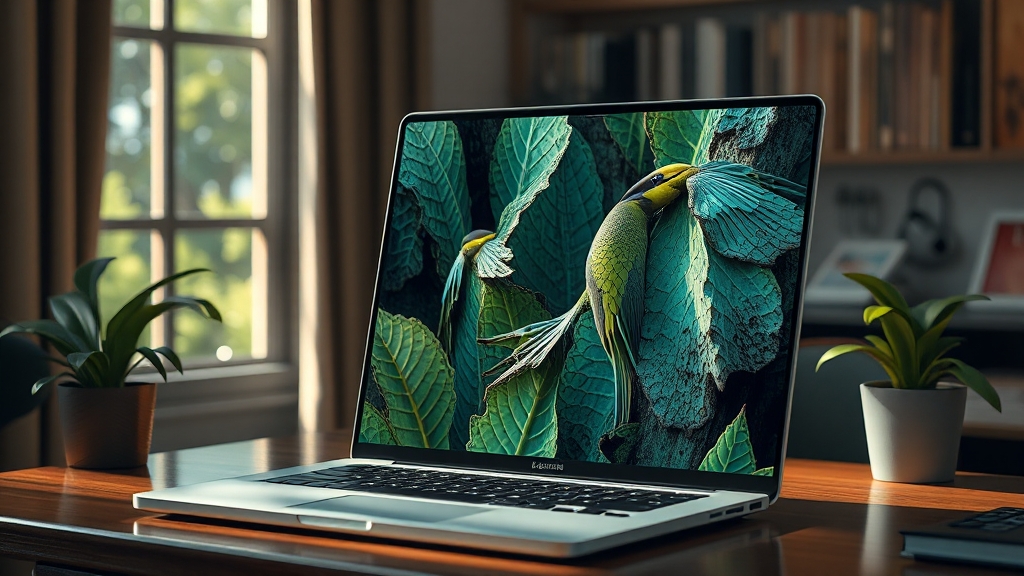 디스플레이 품질: OLED의 장점 (realistic 스타일)