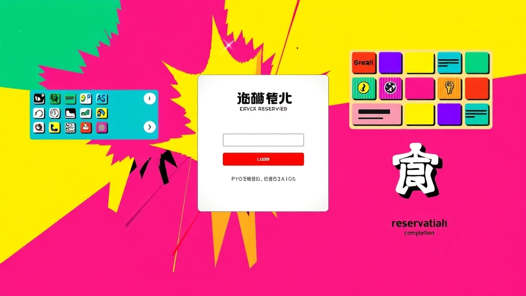 단계별 예약 방법 (popart 스타일)