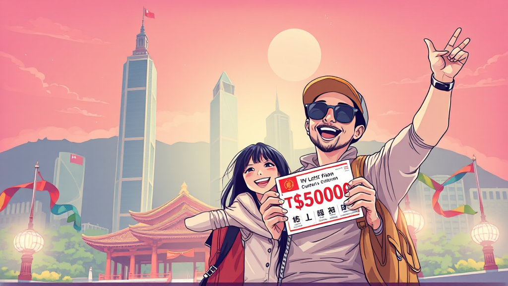 지원금 종류 및 금액 (illustration 스타일)