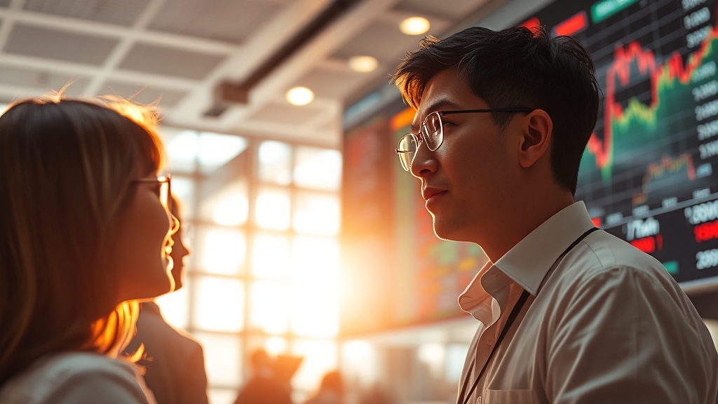 주간거래 시장 변화 전망 (realistic 스타일)