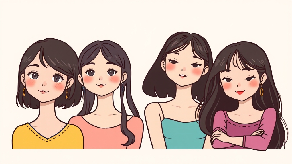 연예인 사례로 보는 유형 (cartoon 스타일)