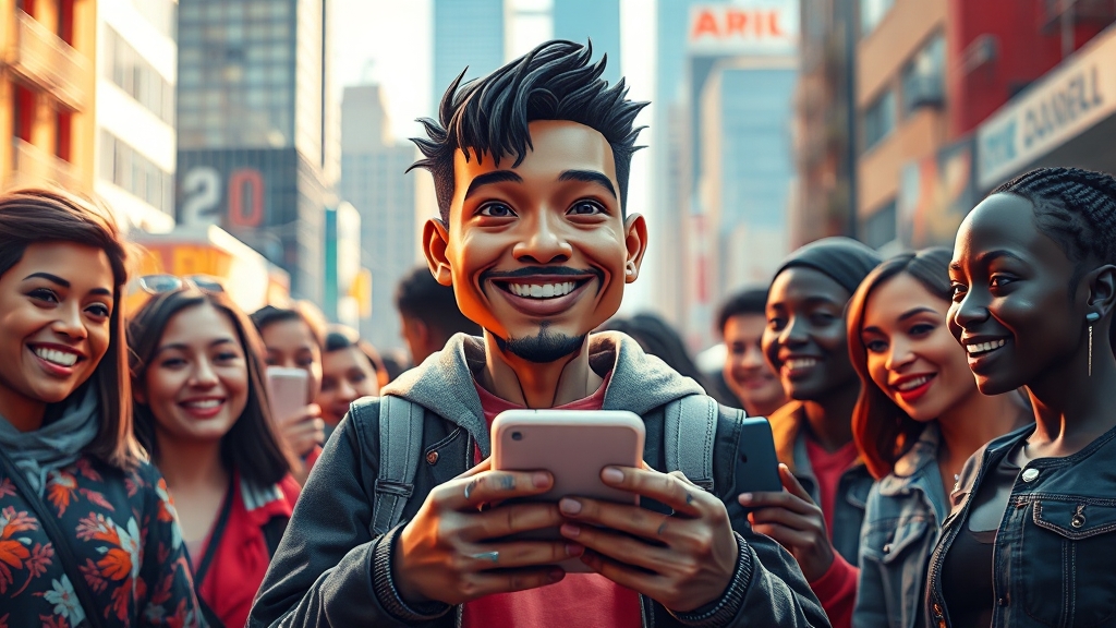 밈 확산의 심리적 메커니즘 (realistic 스타일)