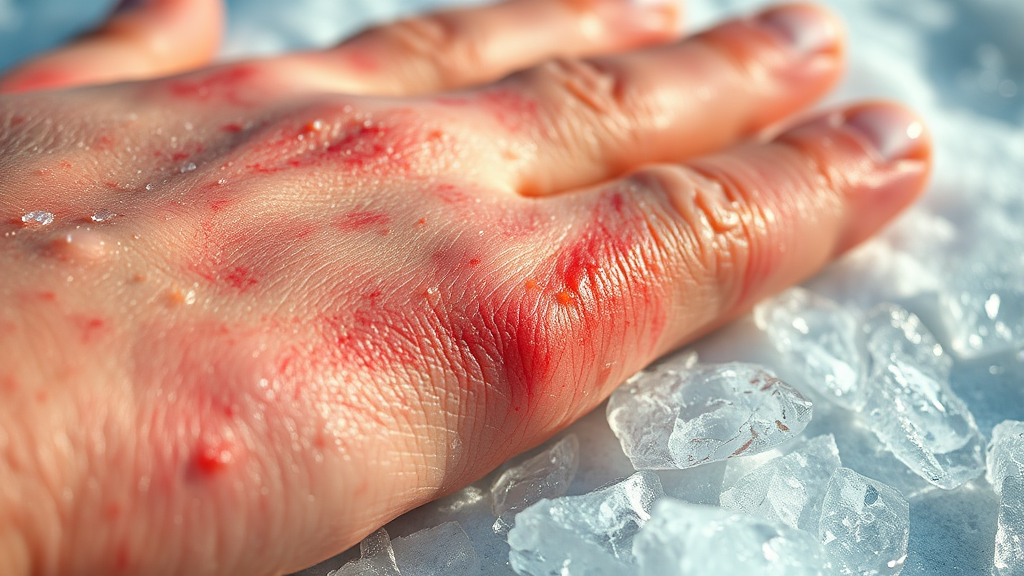 증상과 자가 진단 (realistic 스타일)