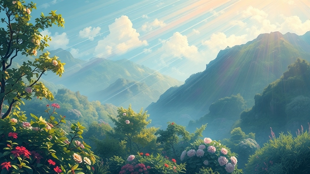 빛을 통한 인상주의의 혁신적 접근 (illustration 스타일)