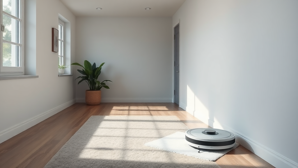 삼성 블루패스 로봇청소기: 똑똑한 AI로 완성하는 완벽한 집안 청소 3 압도적인 흡입력과 AI 기술로 완성하는 완벽한 청소 (realistic 스타일)