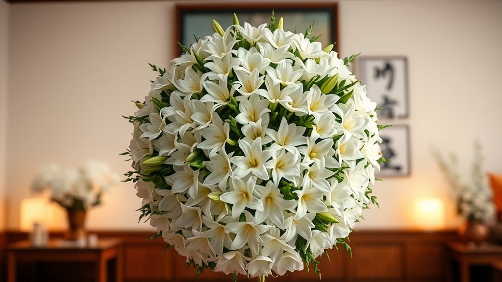 근조화환 종류 및 가격 (realistic 스타일)