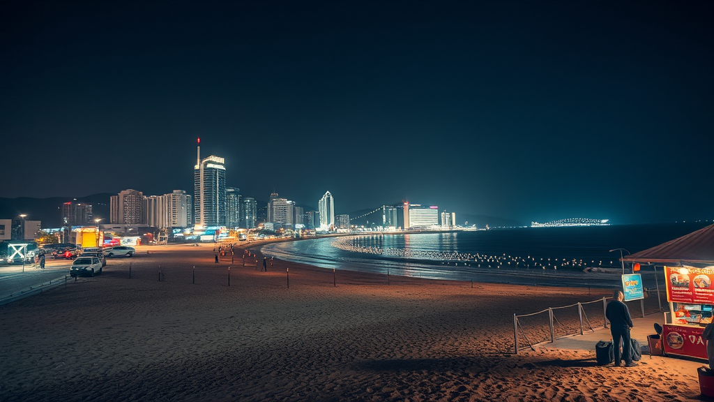 해운대 코스 추천 (realistic 스타일)