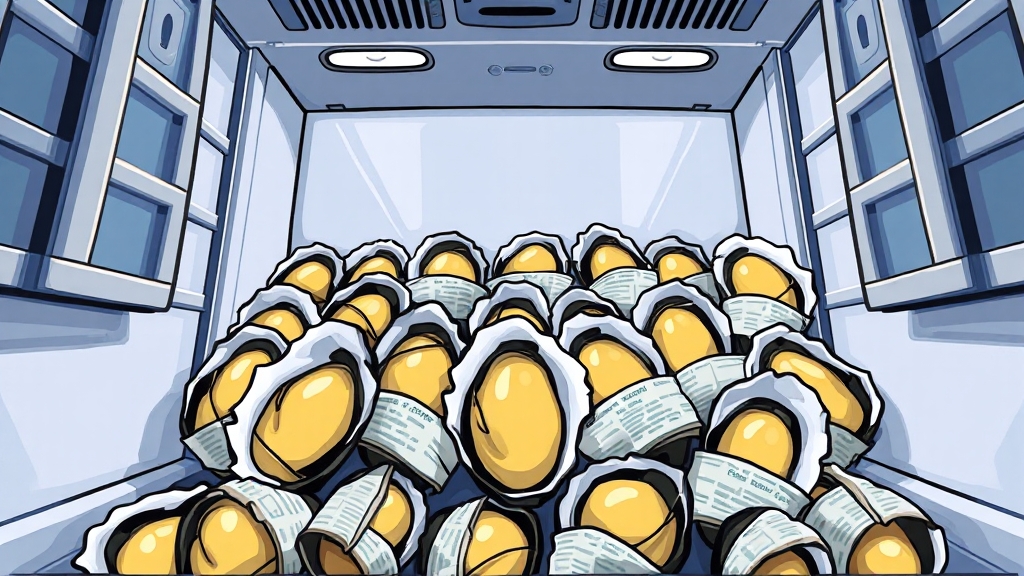 안전한 굴, 선택과 보관법 (cartoon 스타일)