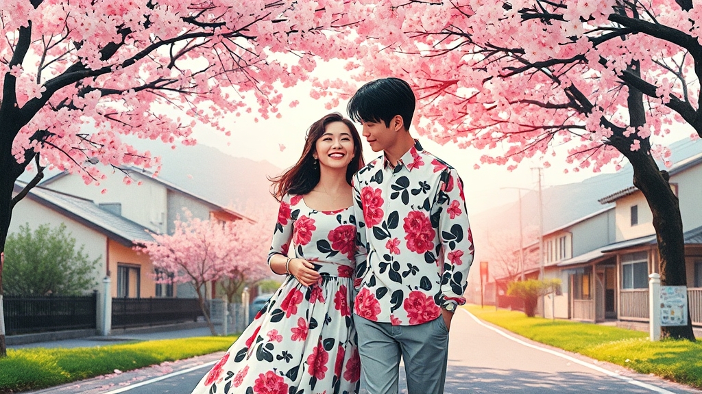 등장인물과 촬영지의 연관성 (popart 스타일)