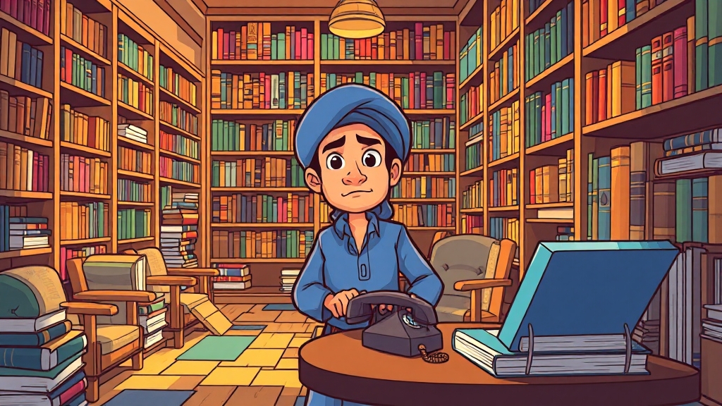 서점, 알라딘 관련 정보 (cartoon 스타일)