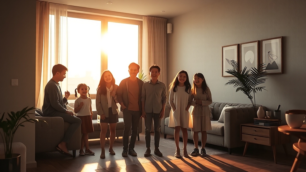 평면도 및 공급 세대수 확인 (realistic 스타일)