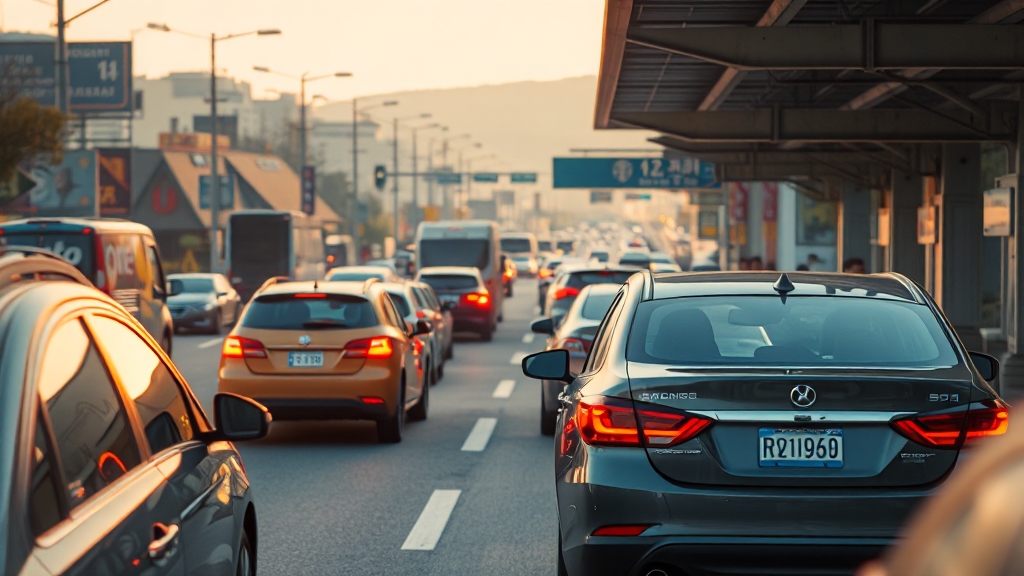 2025 추석, 막히는 길 피하는 꿀팁! (realistic 스타일)